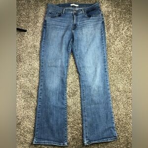 Levi’s Women’s Blue Curvy Bootcut Jeans Size 32